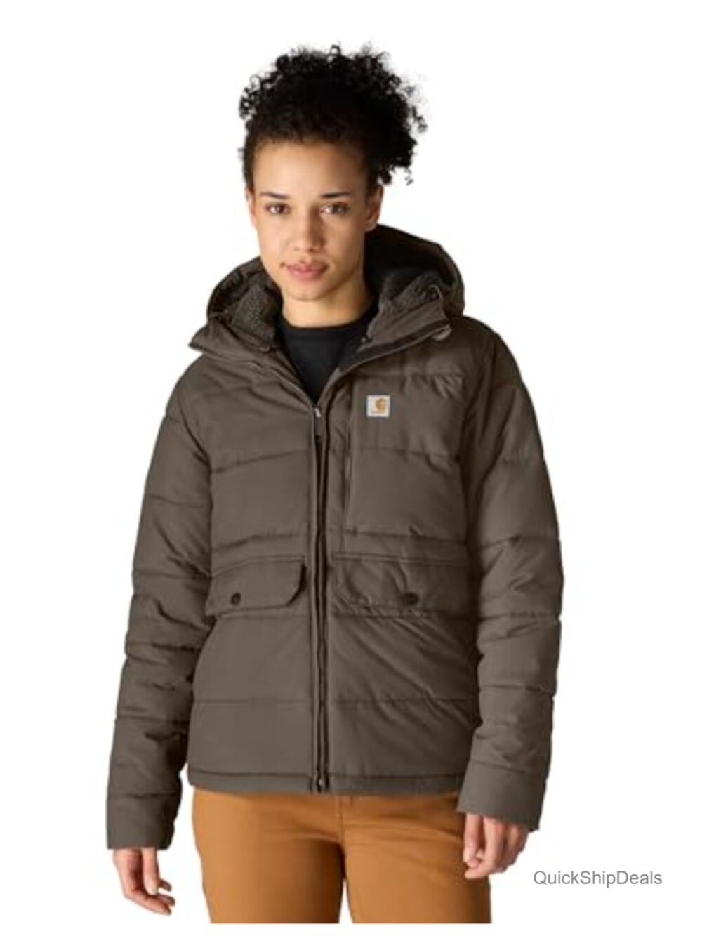 Carhartt Montana Relaxed Fit Insulated Jacket Women's Sherpa Lined Nylon
